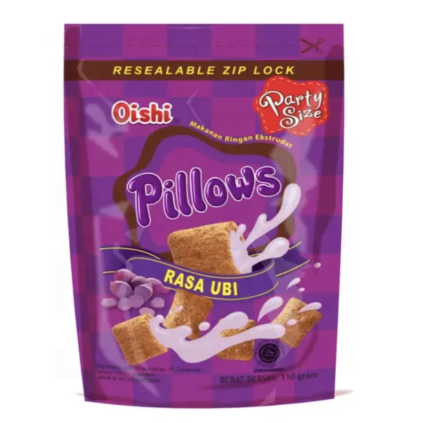Oishi Pillow Snack Chocolate Filling