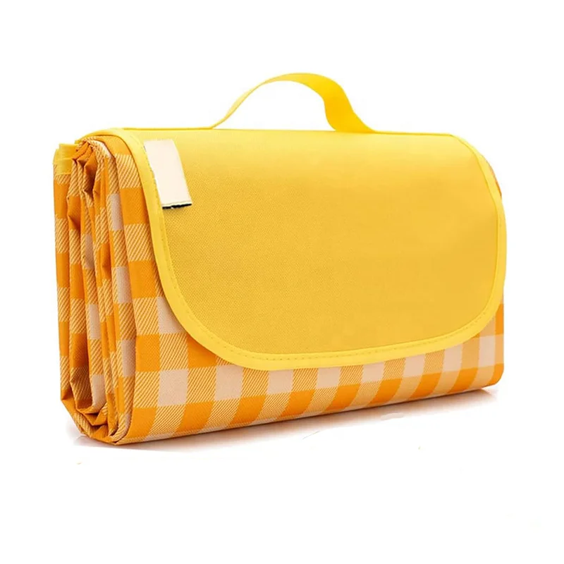 Оптовая продажа пляжный ковер из ткани Оксфорд большого размера с принтом на заказ уличное водонепроницаемое одеяло для кемпинга пикника коврик