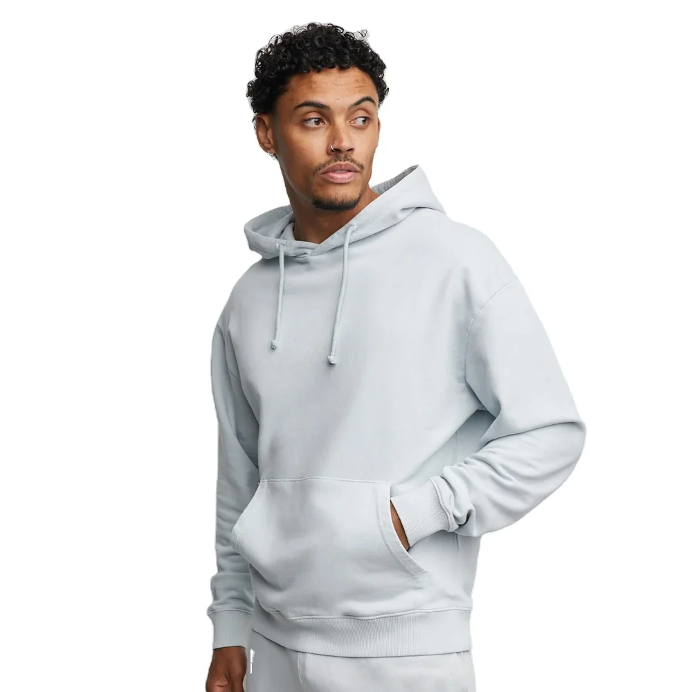 2021 изготовленный на заказ винтажные кислой очисткой Толстовка для мужчин тяжелый французский без шнура толстовки хлопок 320 г 400 gsm пуловер девочек и мальчиков с