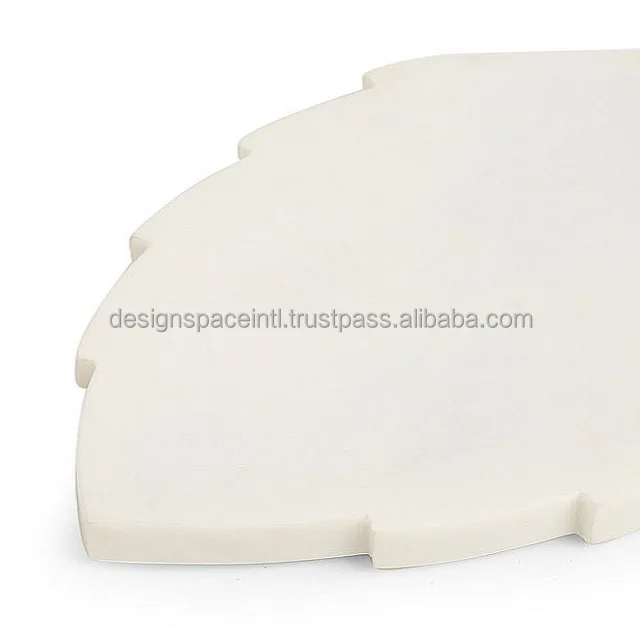 Wooden and Marble Leaf Style Chopping Board with good price