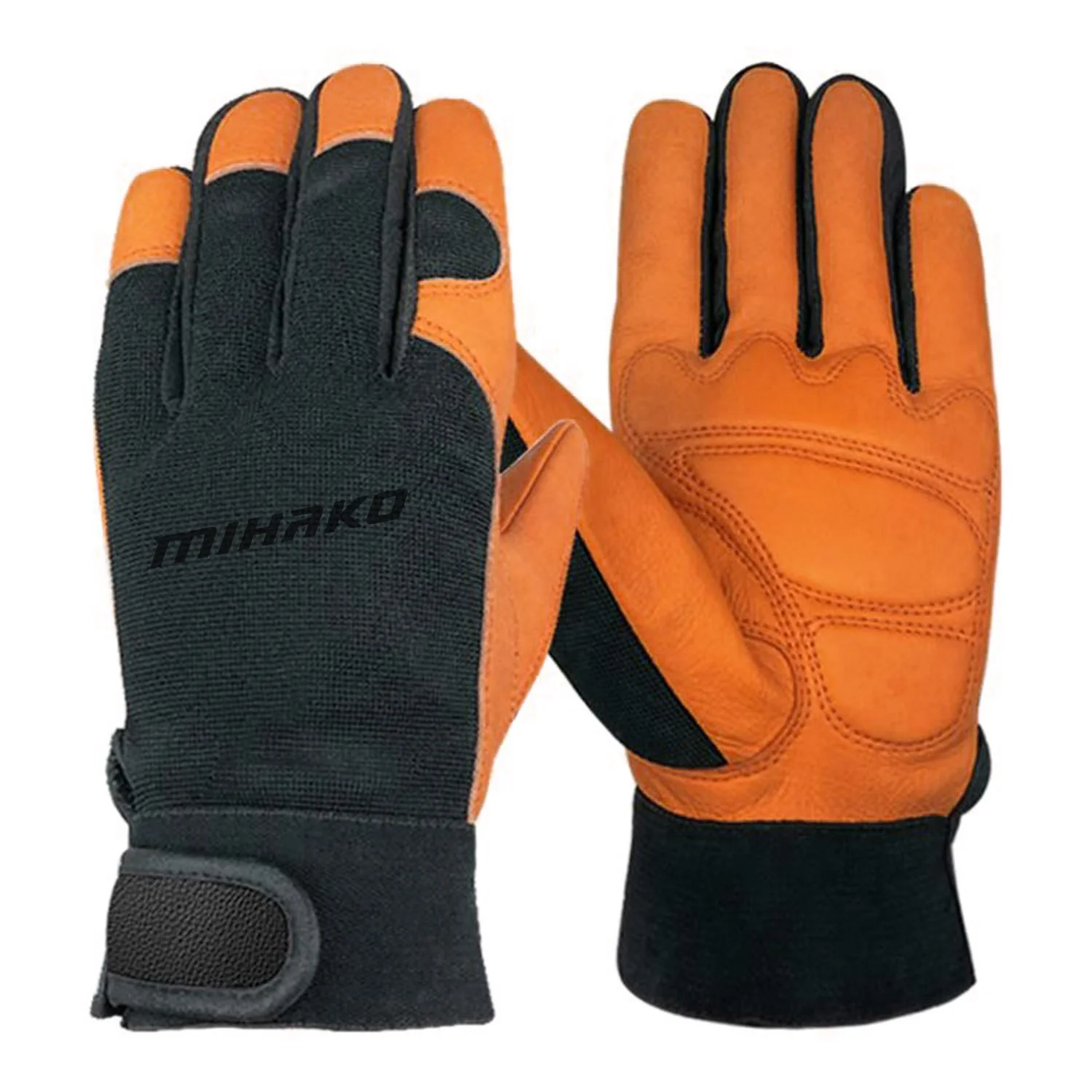 Ударопрочные резиновые защитные перчатки оптовая продажа противорезные механические рабочие для строительства ударопрочные