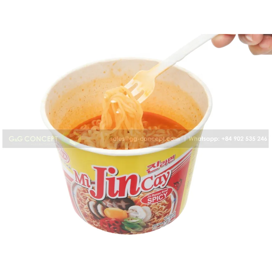 Jin Ramen Spicy Bowl Instant Noodles Are Delicious, Nutritious, Cheap, Convenient To Take To Work, Go Out