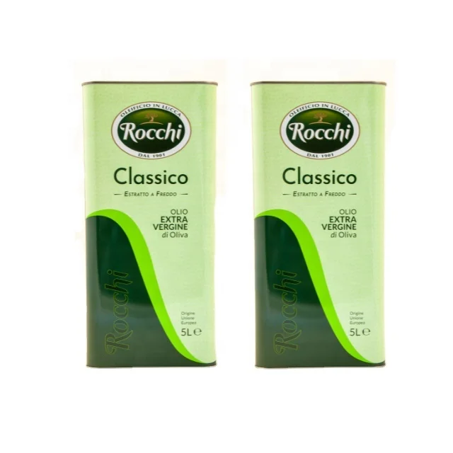 Wholesale High Quality Filtered Pure Extra Virgin Olive Oil EU origin  Tin 5L Gold Oil Can Bulk Storage