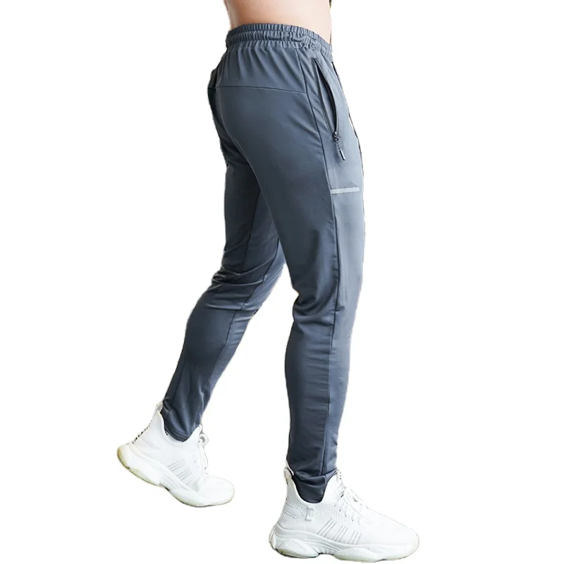 Customized Casual Slim Solid Color Lightweight Elasticated Waist Linen Trousers Straight Leg Trousers Linen Pants for men