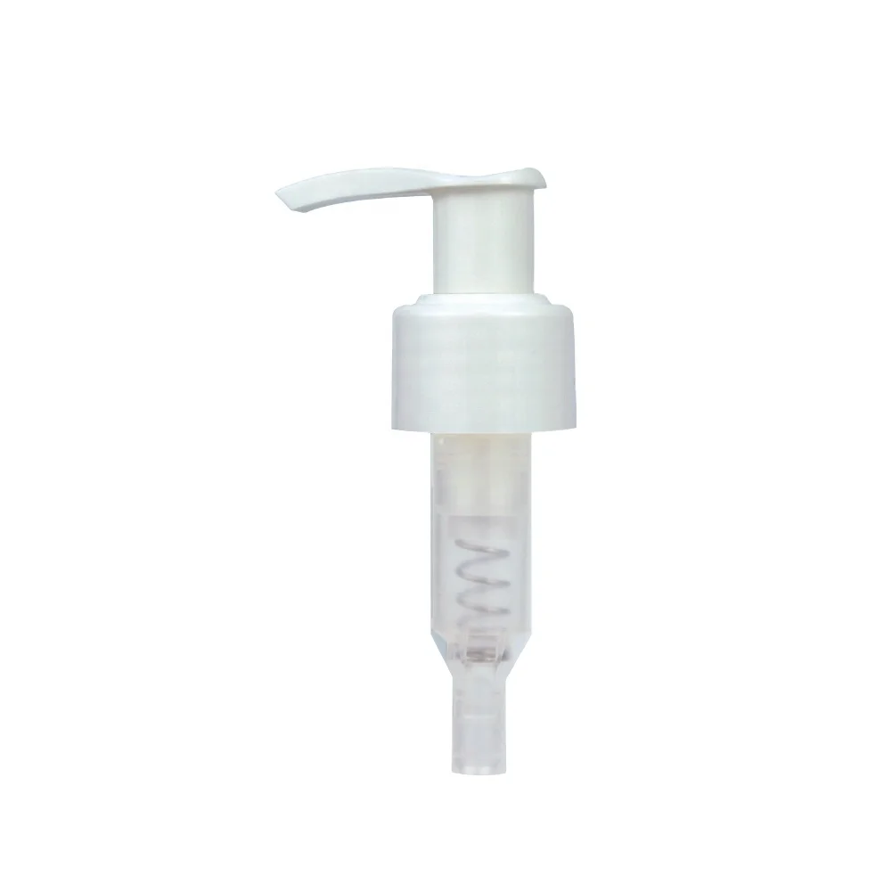 ПП белая 24/410 пластикового насоса с дозатором для жидкого мыла длинным носиком левым и правым замок личного ухода за кожей бутылка (PT24410W-F0-1)