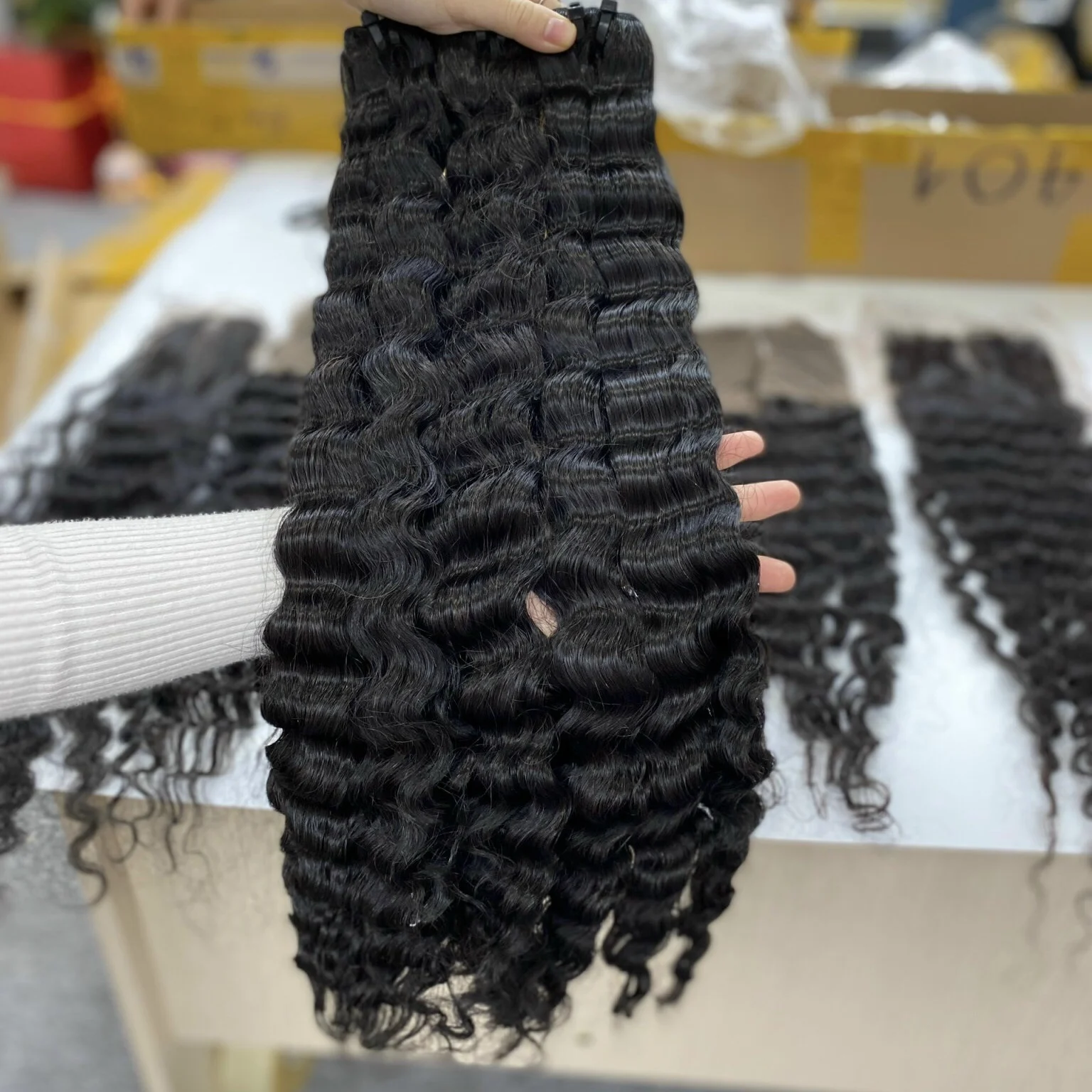 Vietnamese Deep Weave Hair Wholesale natural human Hair Vendors Unprocessed from Hairvietnam