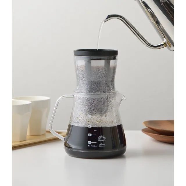 Durable, Lightweight Tritan Coffee Server Available In Three Sizes 400, 500, 750 ml Coffee Server STRON 400 2WAY Dripper Set