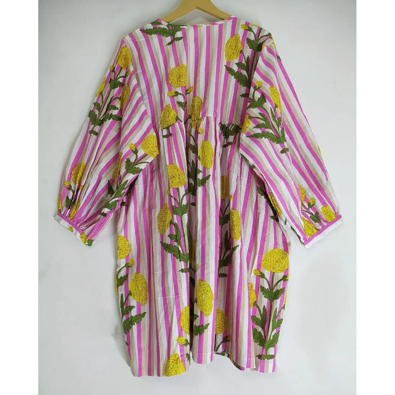 Indian Dress Cotton Floral Printed Tunic Summer Wear Groom Dress Women & Girls