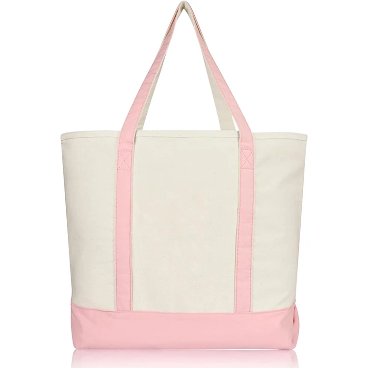 High Quality Customized Organic Recycled Cotton Shopping Tote Bag Canvas Tote Bag with Custom Printed Logo