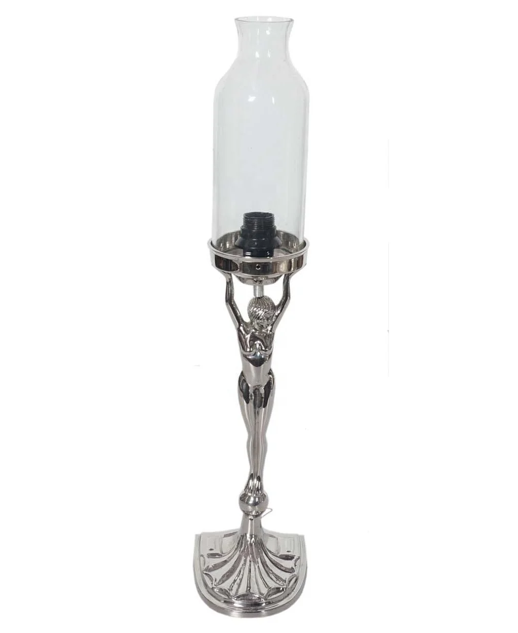 BRASS DECORATIVE STYLISH LADY TABLE LAMP