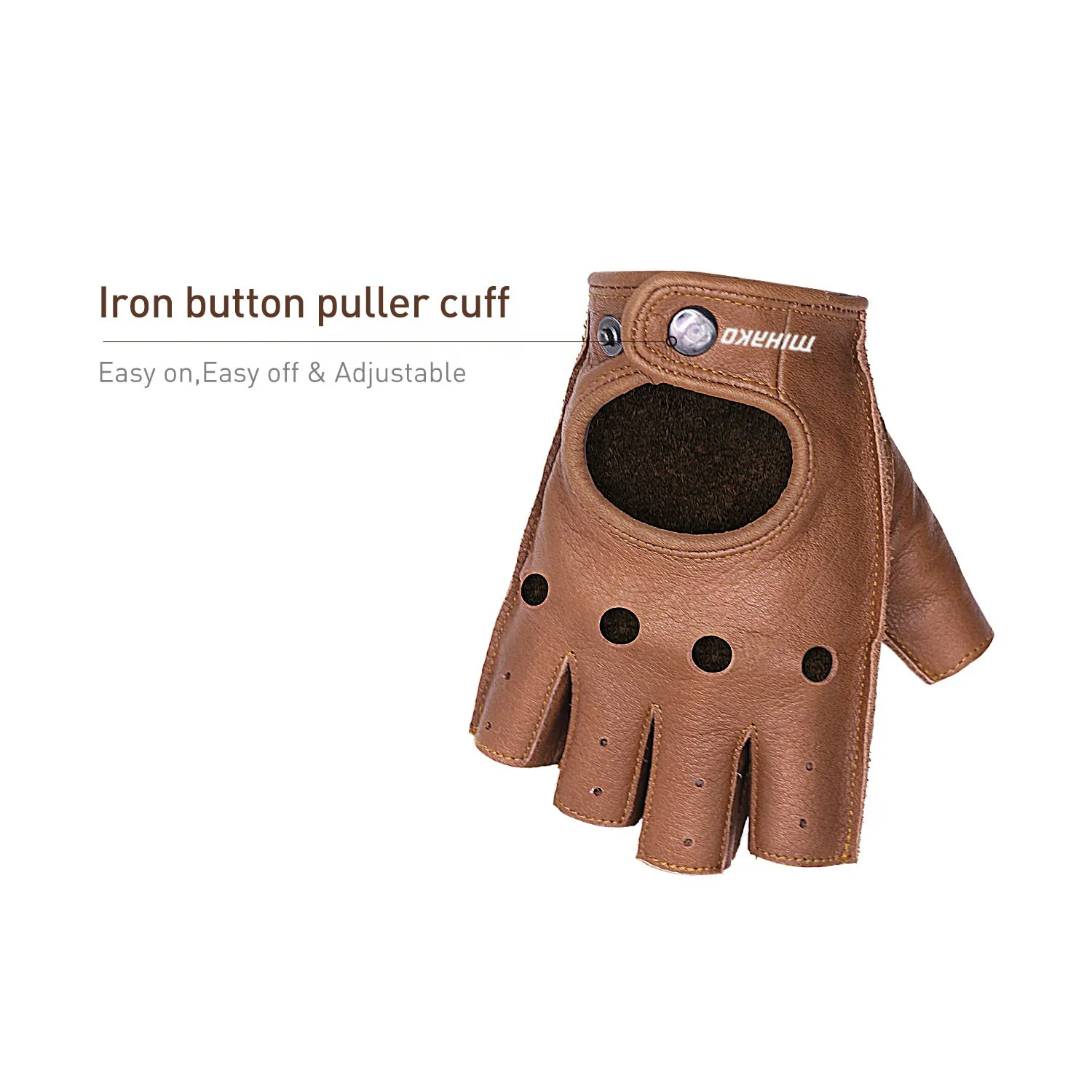 Amazon hot selling Half Finger leather Gloves combat gloves Tactical Gloves for Driving Camping, Hunting