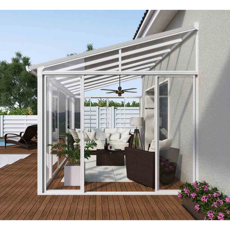 Insulated Conservatory Sunroom Insulated Conservatory Sunroom Bespoke Glass Tiled Outdoor Porch Enclosure Kit