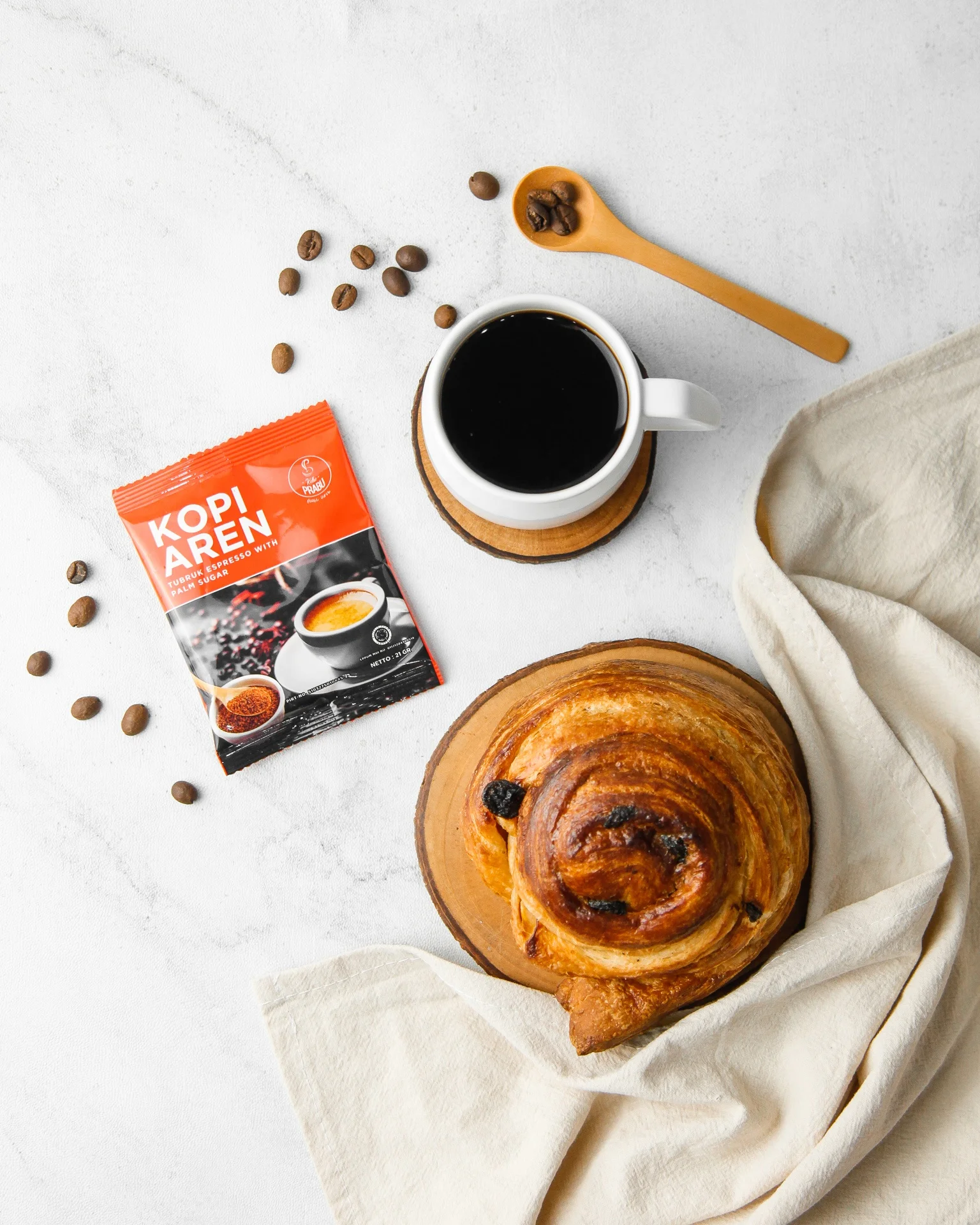 
OEM Grade 1 Ground Coffee mixed Palm Sugar 