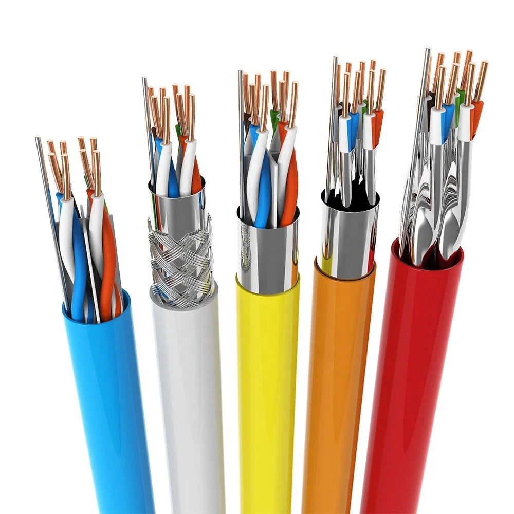 High standard network Cat5e Cable UTP FTP Cable 4pr 24AWG Cat 5 LAN Cable Networking Router Computer