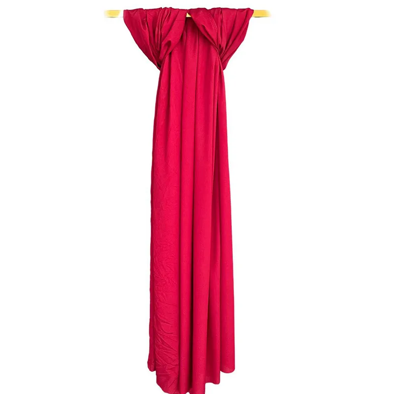 Fabric Milk Silk Wedding Arch Backdrop Drape Valance Stage Veil wedding Ceiling Decoration Hanging Decor Fabric