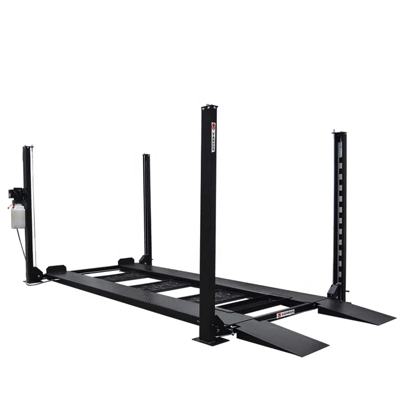 Hot selling hydraulic four post car parking lift simple vertical car stacker parking system