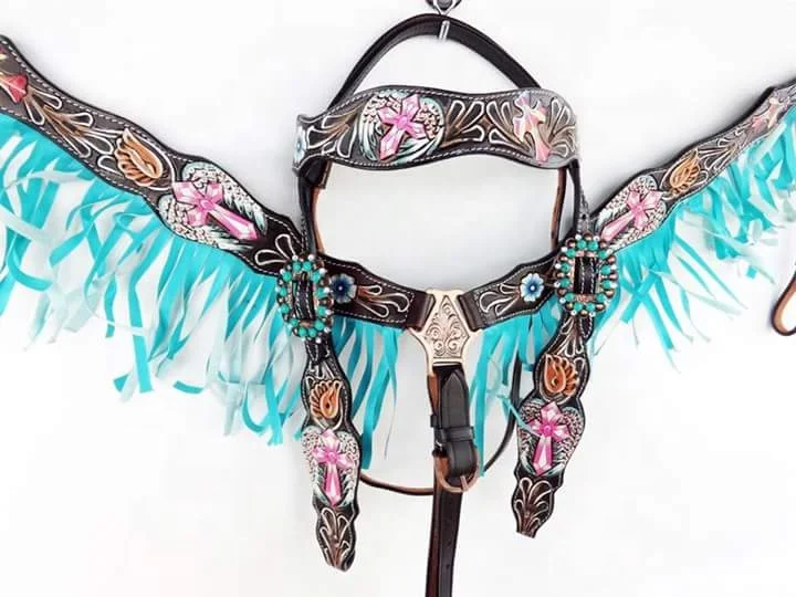 Genuine Leather Western Headstall Bridle Equestrian Product for Riding Horses Custom Logo Fancy Stitching Available Bulk Price