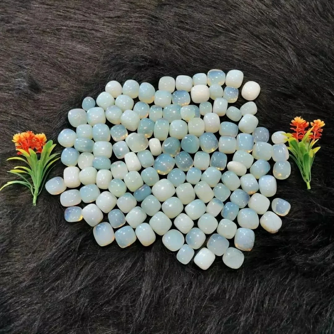 High quality blue opalite wholesale tumble stone Natural crystal agate stone also used for healing and meditation and energy