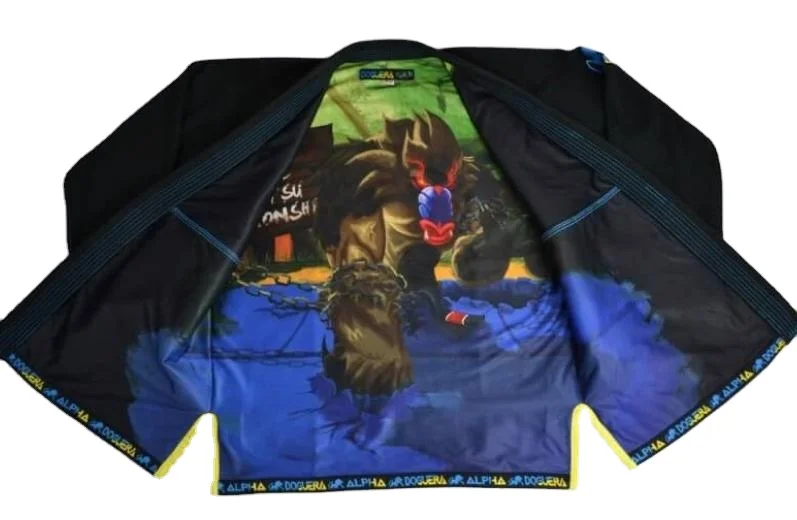 
100%cotton material best martial arts supplies low price kimono wholesale jiu jitsu custom emboridery sublimation rash guards 