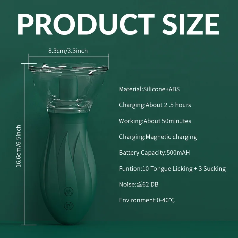 Clitoral Tongue Licking Vibrator G-spot Stimulator Female Sex Toy 3 Sucking 10 Licking Modes Nipples Sucker Adult Toys