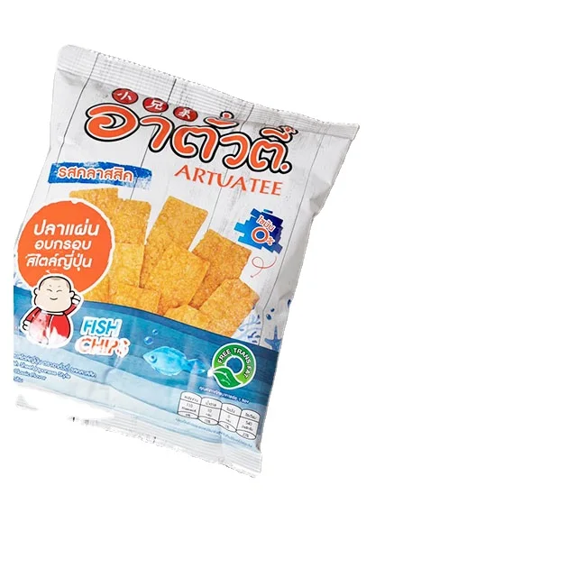 Crispy Crab Salted Egg Flavor Seafood Snack Thailand Bag Style Packaging Hand Weight Shelf Origin Type Life Texture Year Place