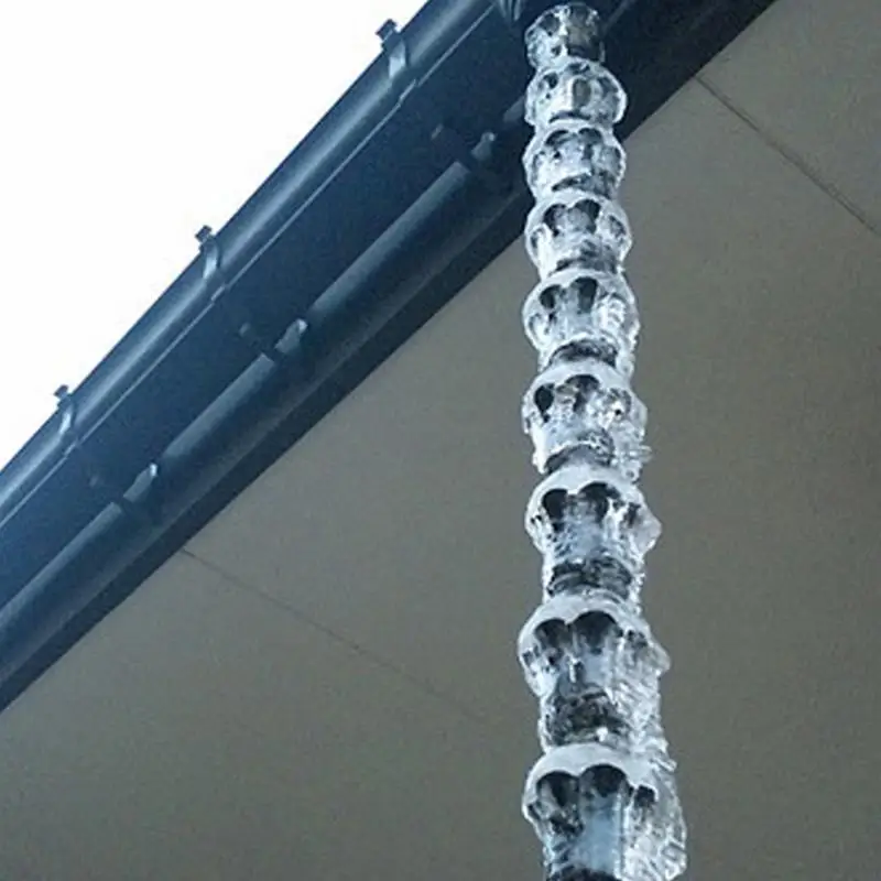 American villa building rain drainage rain chain eaves decoration drain system rain chains