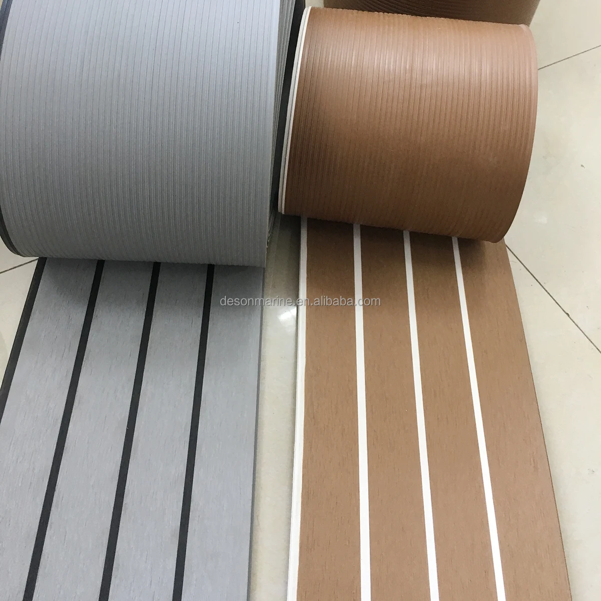 Syteak PVC soft boat decking floor manufacturer from Qingdao