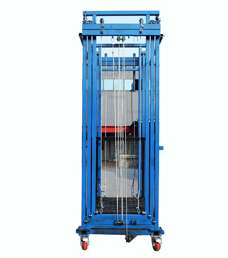 200-500KG Electric Scaffold Lift,110V Mobile Electric Lifting Scaffold,6m Electric Scaffolding