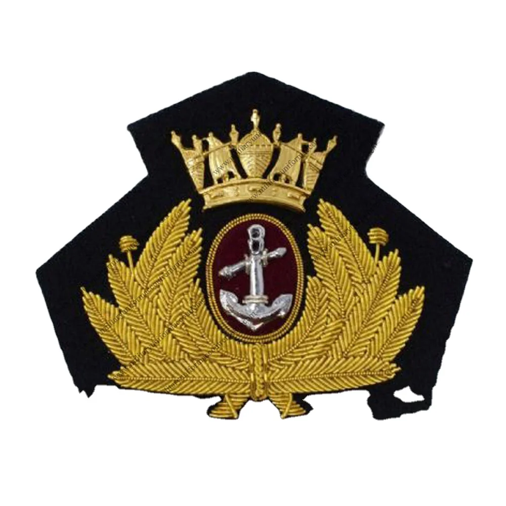 sew on badge merchant navy cap badge officers bombay style
