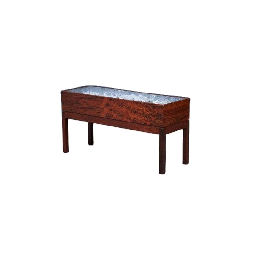 Wholesale Wooden Planter With Zinc Liner Undersides Indoor And Outdoor Flower Pots And Planters Interior Home Decoration Custom