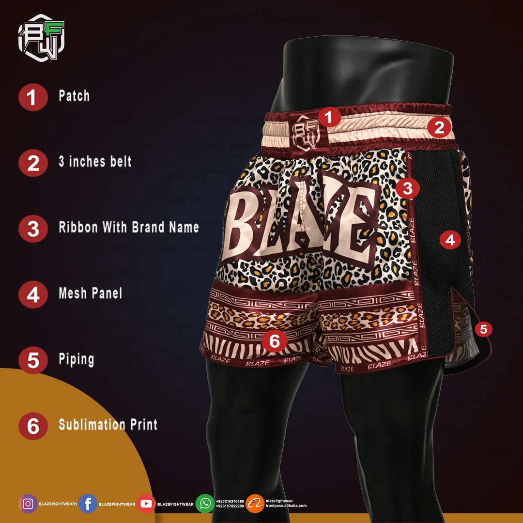 Шорты Muay Thai для детей боксерские кикбоксинговые MMA тренировочные мальчиков и