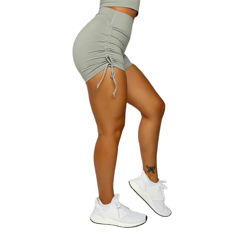 Ladies Leather shorts High Waisted Black Genuine Leather Short