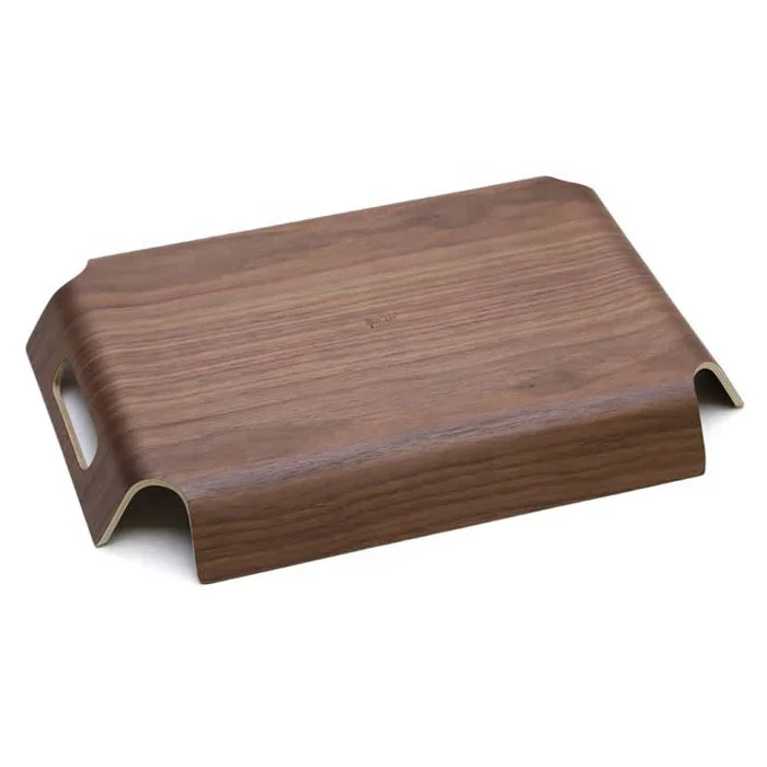 Wooden Handmade Serving Tray for Dining Table and Kitchen Square Shape Serving Tray For Fruit cake Snack Wholesale