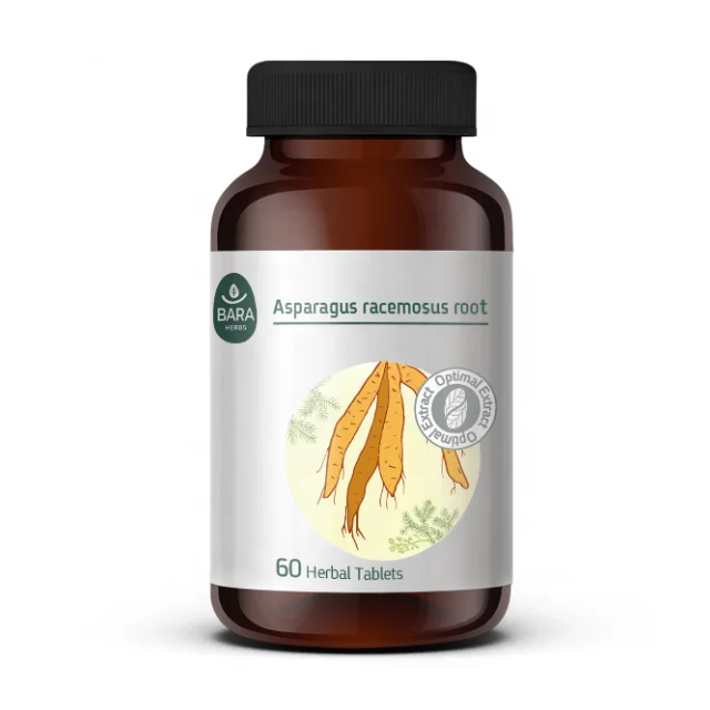 Premium 60 Tablets Shatavari Asparagus Racemosus Root for PMS Low Desire Low Sperm Count