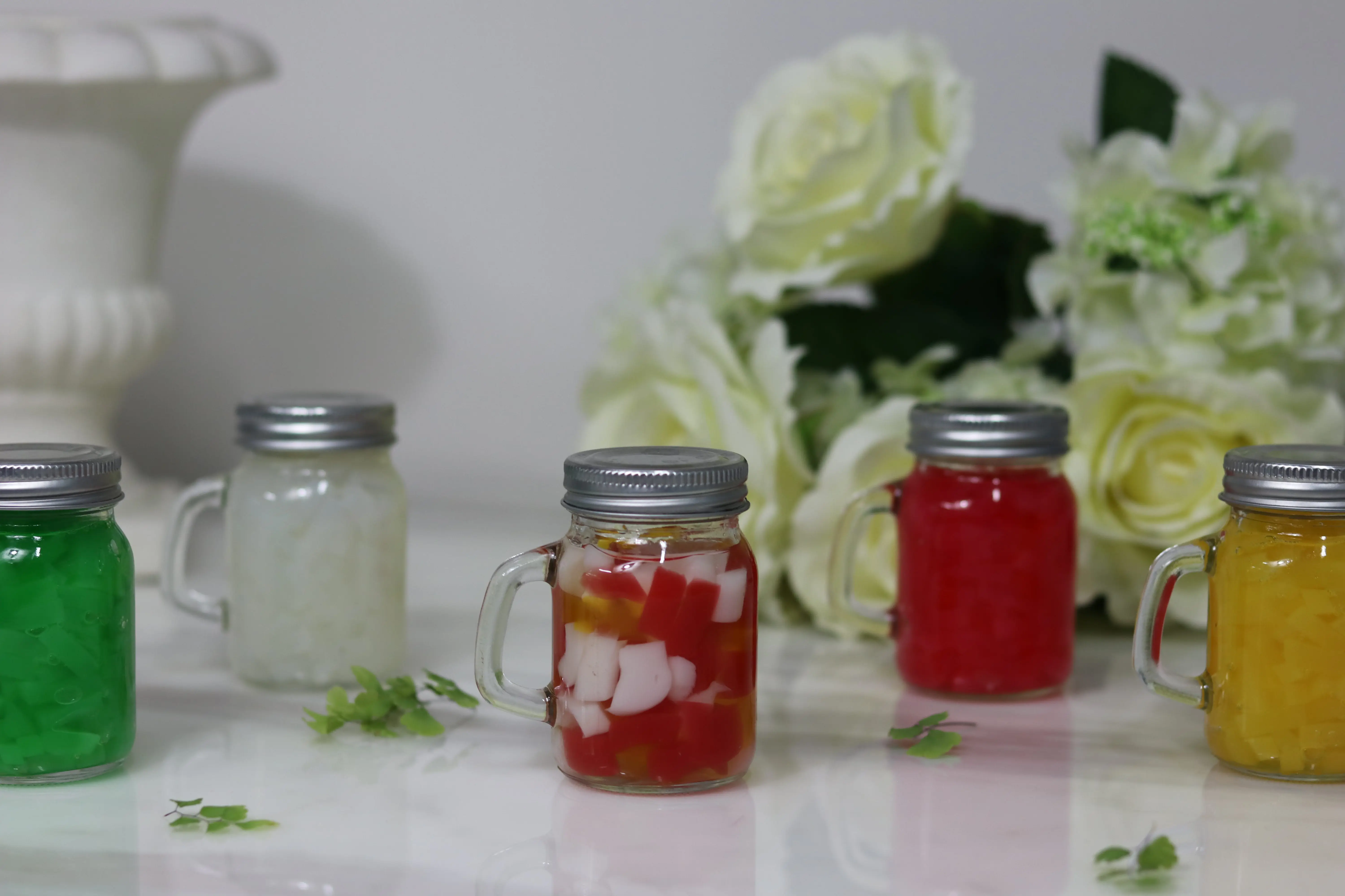 Top Quality From Taiwan Green Tea Konjac Jelly