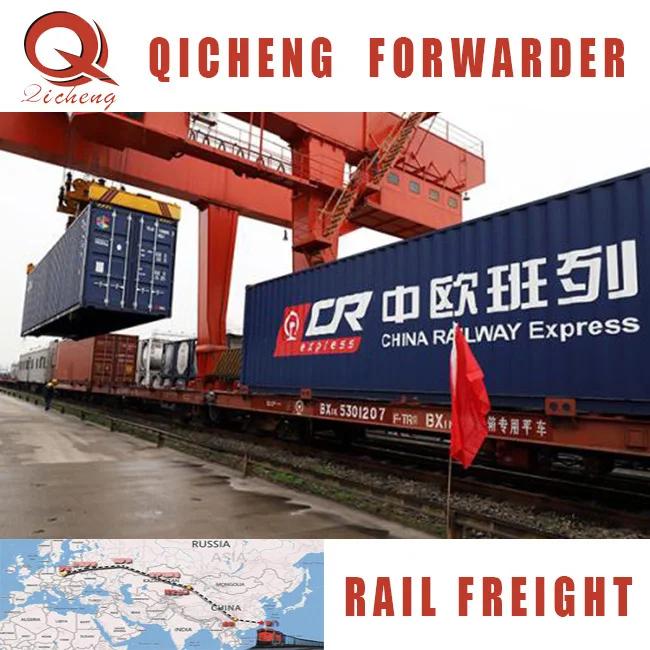 UK shipping agent Professional railway transport to UK FBA Amazon China DDP door to door rail freight forwarder China