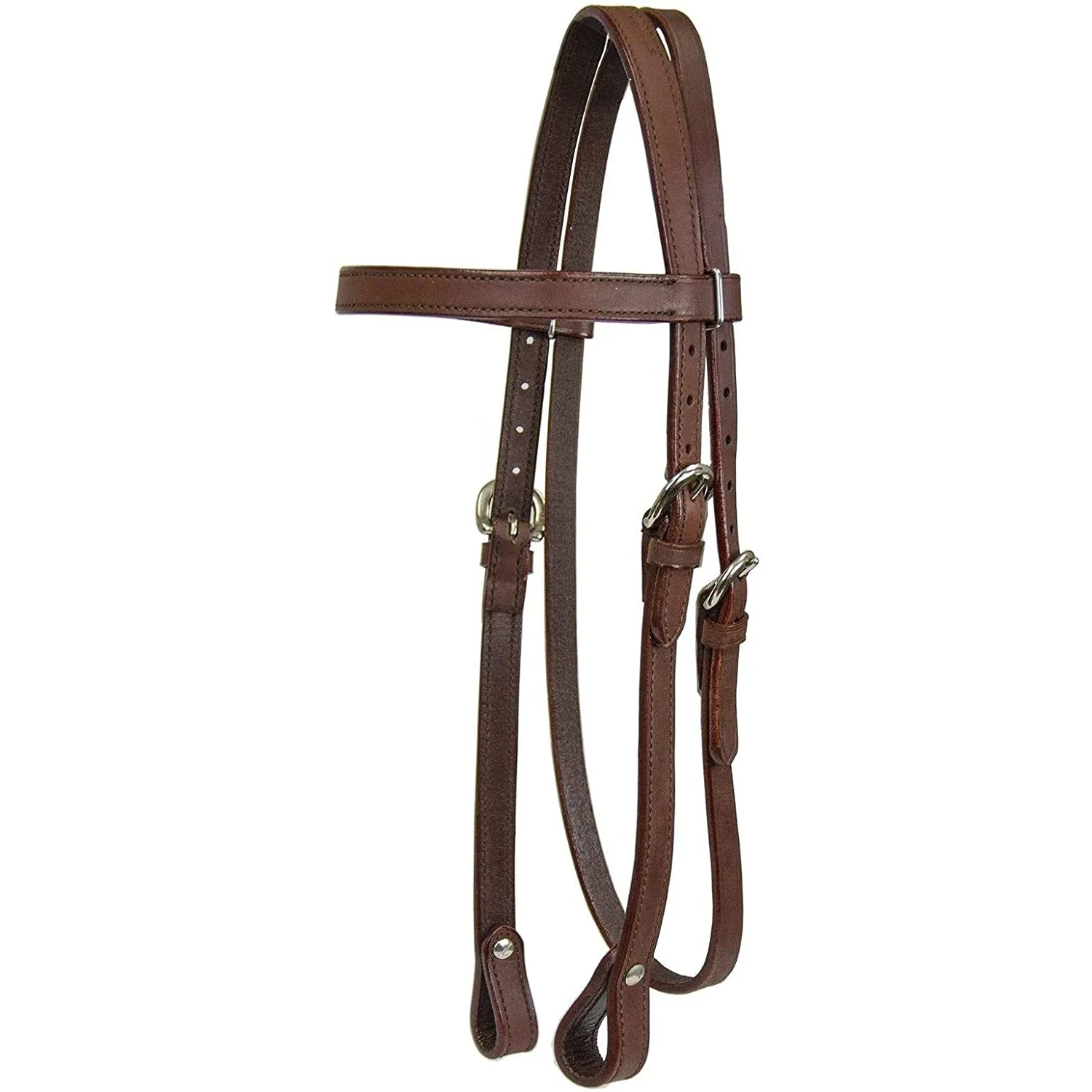 All Purpose Western Horse Tack Leather Horse Headstall Plain Durable Horse Head Controller Gear Oil Pullup Custom Leather