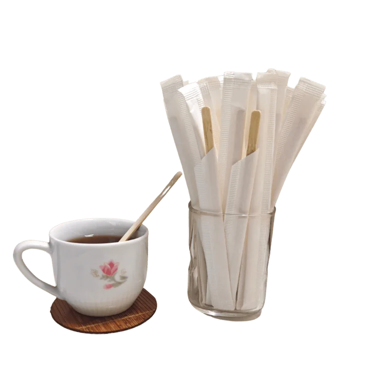 Hygienic and Convenient Disposable Bamboo Drink Stirrers Plastic Chopstick Rests for Restaurants in 2024