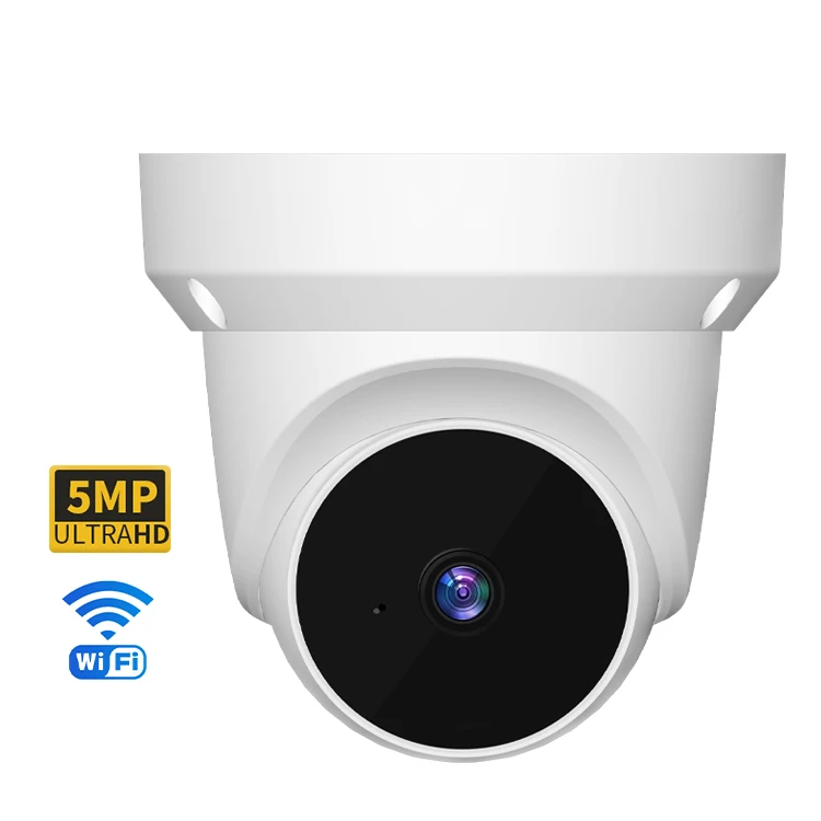 V380 Pro 5MP WiFi HD PTZ Camera Smart Home Security Network Camera Wireless IR Night Vision Mini Dome Cctv Camera