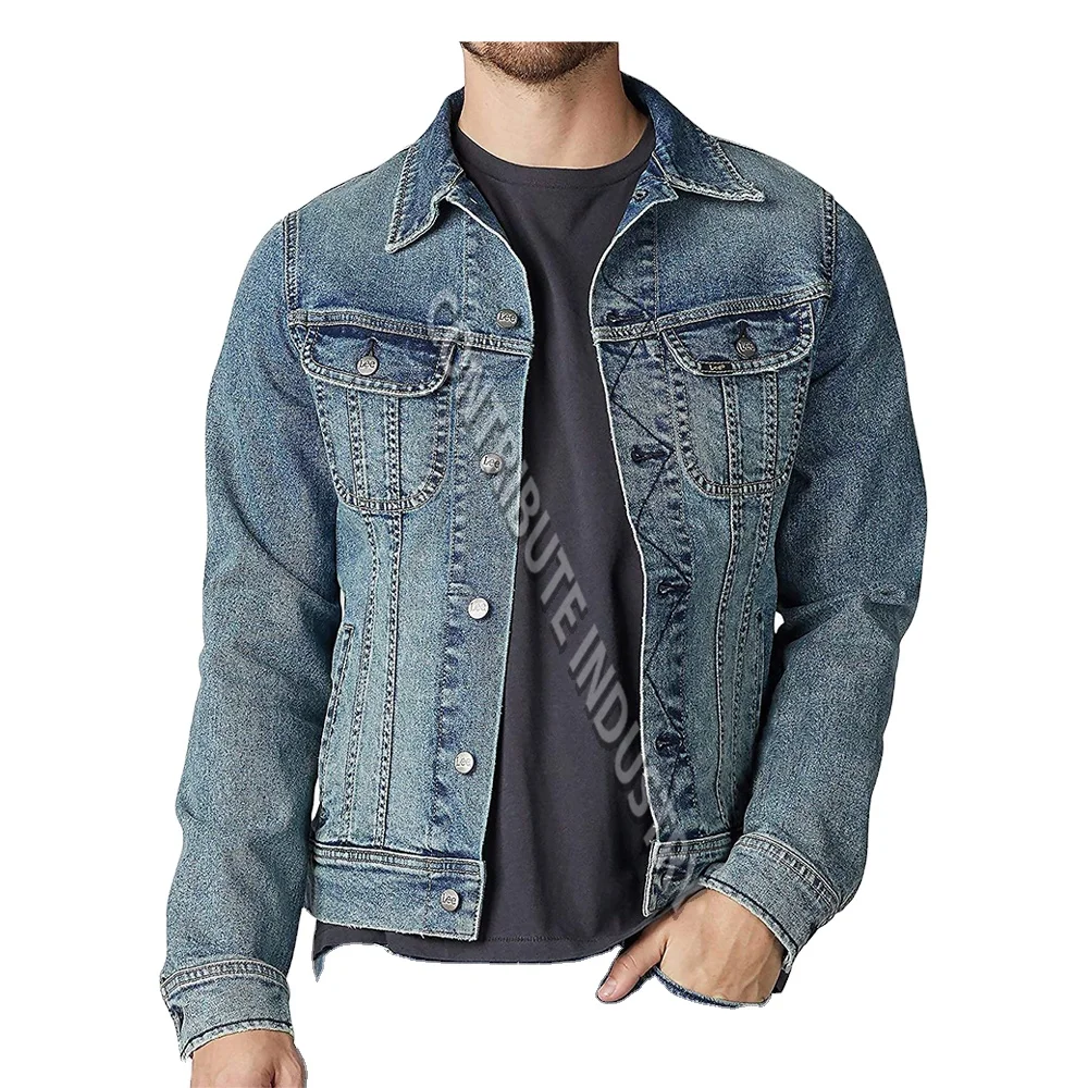 Denim Jackets Men Hot Selling Working Denim Suits Overalls Jackets for Men