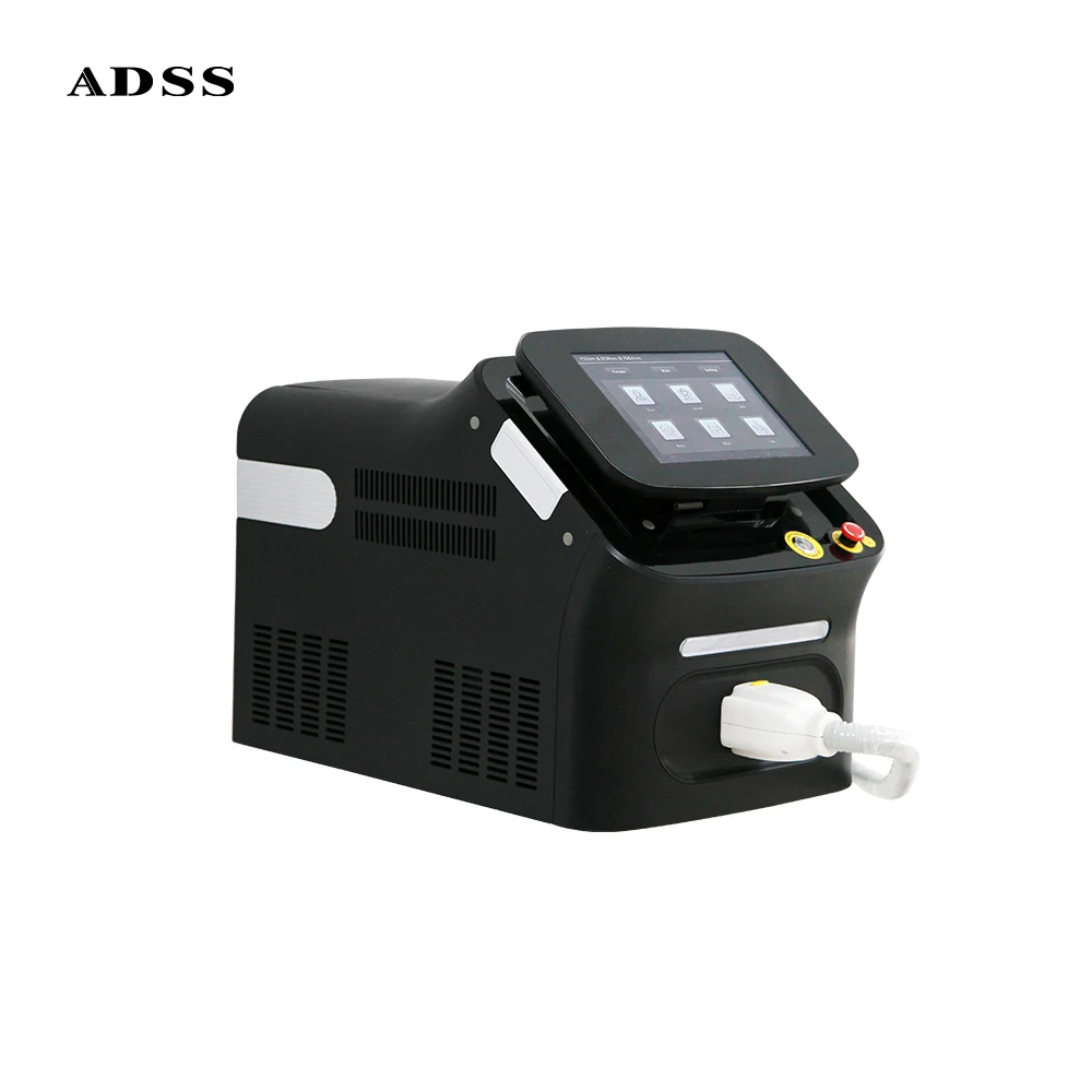 ADSS Portable Permanent Painless Laser Machine 755 1064 808nm Diode Laser Hair Removal
