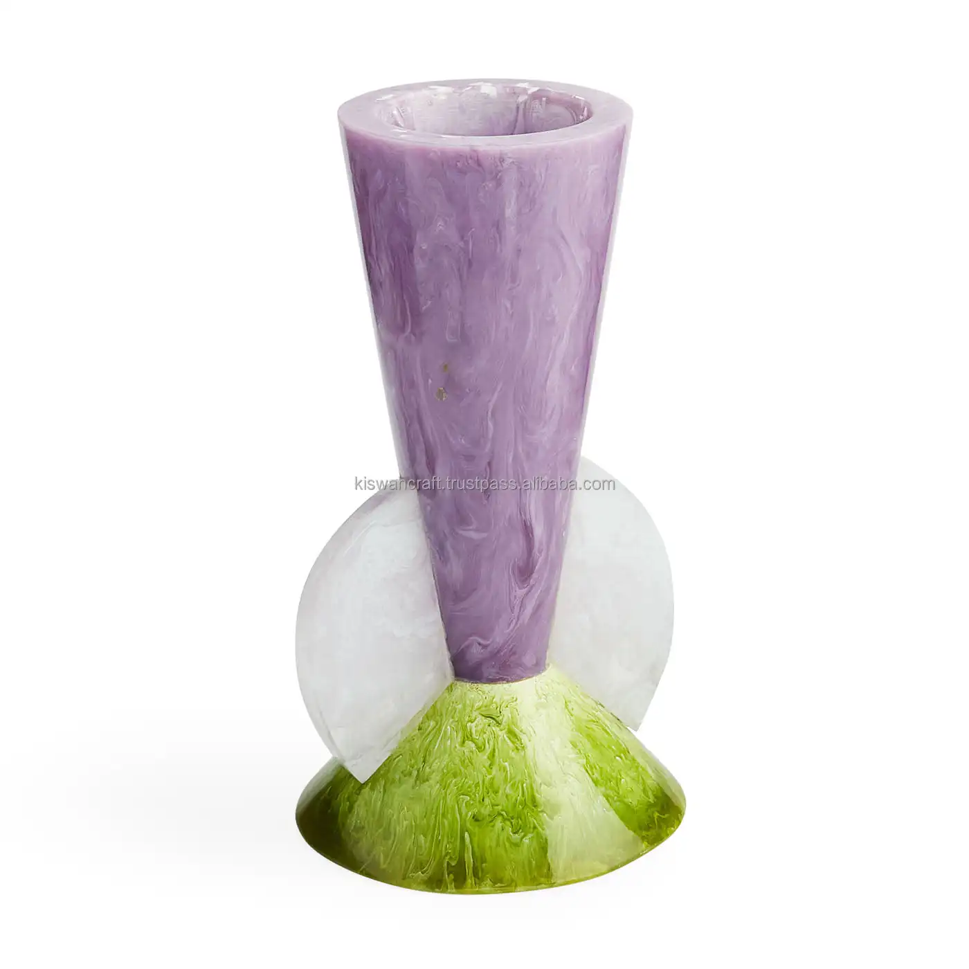 Hot Selling 2024 Acrylic Resin Vase Silicone Mold Round Long Silicone Epoxy Resin Mold Flower Pot Resin Crafts