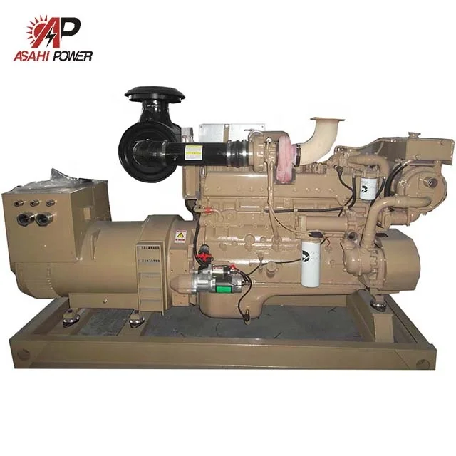 Prime 250 kVA 200 kW NTA855-D(M) Marine Diesel Generator for Cummins