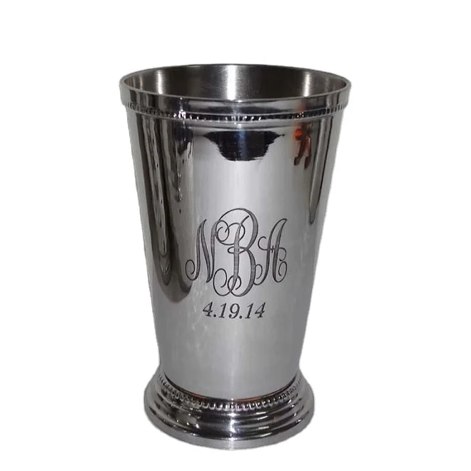 Handmade Stainless Steel Mint Julep Cup good Quality Drinkware Silver Mugs At Wholesale Price