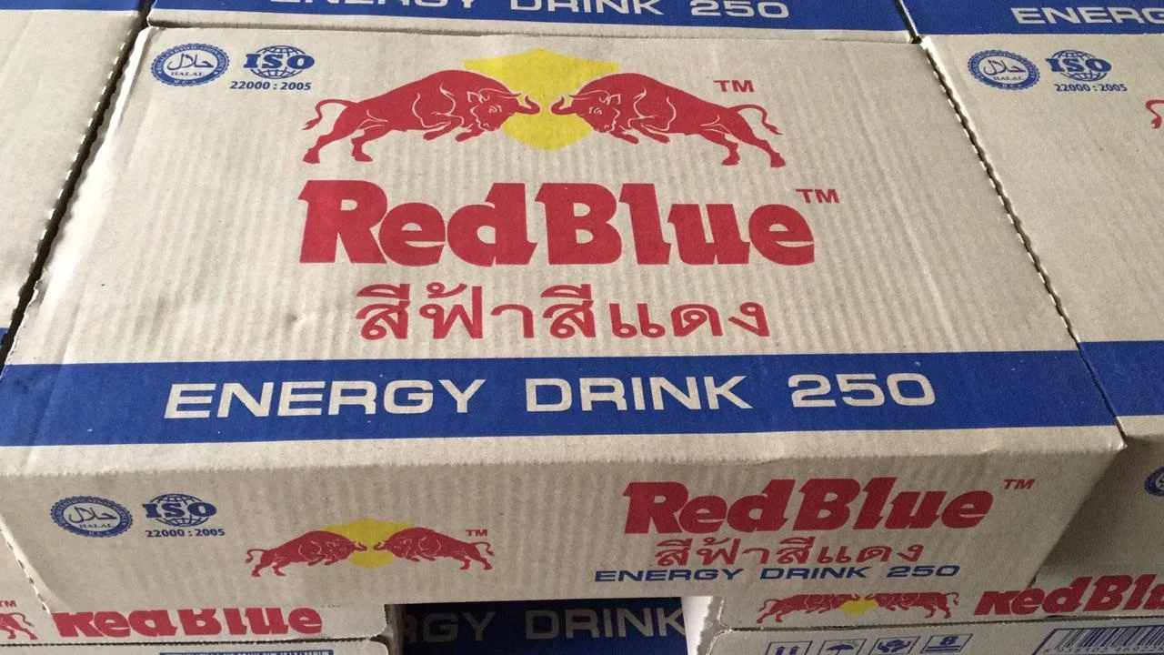 RED BLUE ENERGY DRINK 250 ML VIETNAM ORIGIN