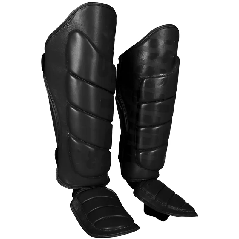 New Design MMA Shin Guards High Quality Protective Muay Thai Shin Guards Shock Absorbing Foam Inner Part Shin Guards