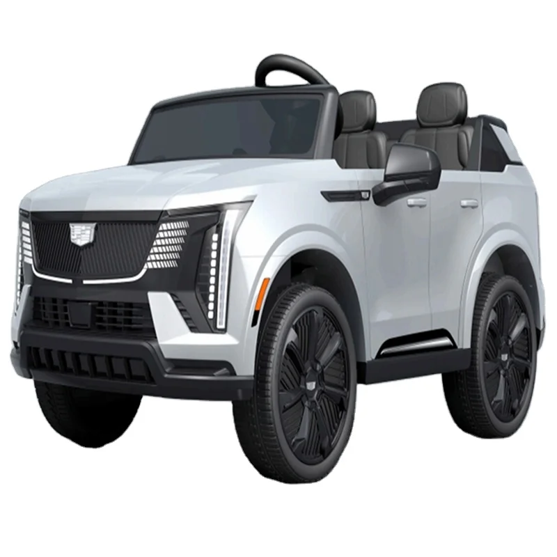 2024 популярный лицензированный детский автомобиль 12 В cadillac удобный внедорожник Детский Электрический двухместный