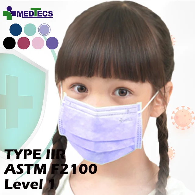 3D Design Easy Breathing School Disposable 3Ply Kids Medical Face Mask
