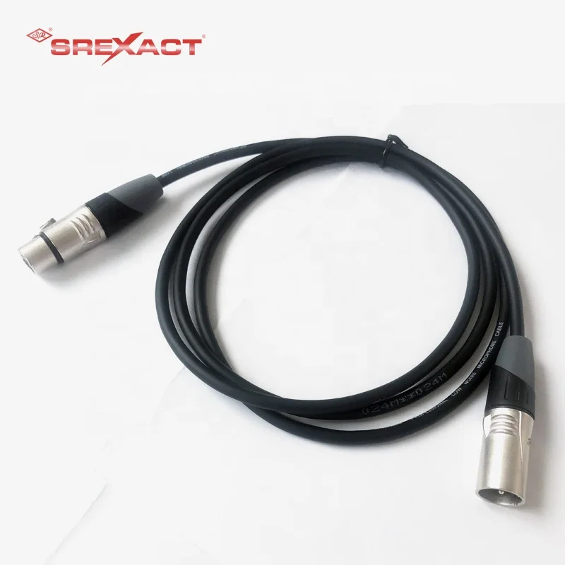 Микрофон xlr кабель штекер-гнездо