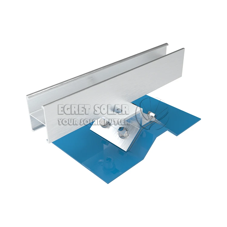 standing seam roof clamp and solar panel fixing for steel solar bracket